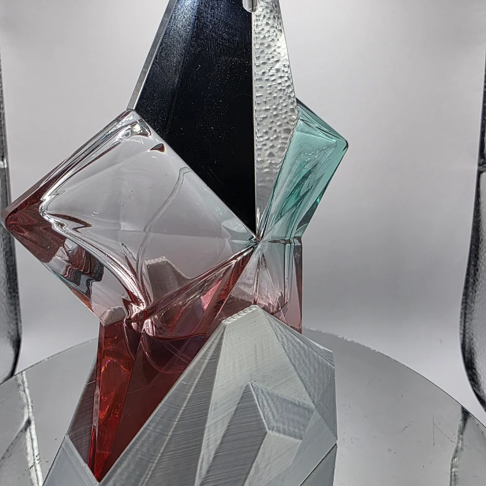 Stand Holder 3D Printing For Angel Star Shape Bottle 1.7 Fl.oz